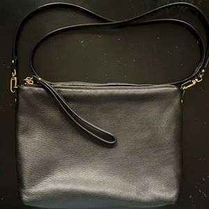 HOBO international leather crossbody wristlet